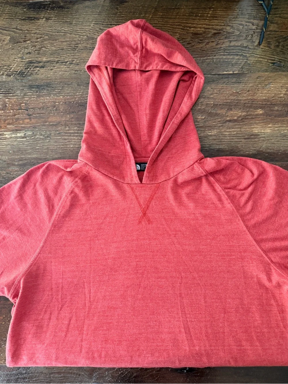 Men's North Face Lightweight Red Hoodie Sweater